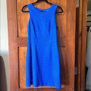 Royal Blue Eyelet Dress